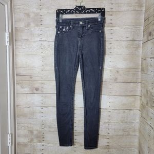 True religion black jeans size 28x29